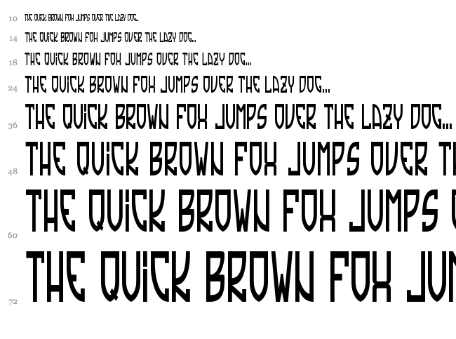 Tradizione font waterfall